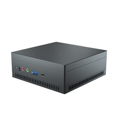 AMD Athlon Gold 3150U Zwarte Mini PC Met Aluminium Chassis Voor Home Office