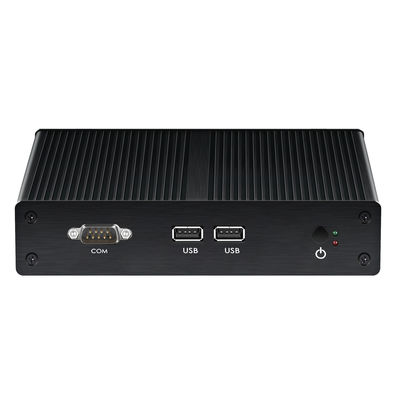 Fanloze industriële mini pc met Intel Celeron J4125 processor DDR3 en Dual COM