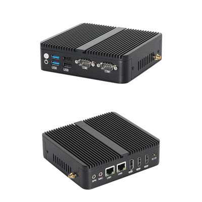 Industriële computer met DDR4 16G RAM Intel N100 processor ventilatorloze koelmethode