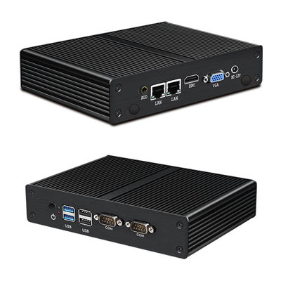 Intel Pentium Celeron Industrial Fanless Mini PC Ondersteunt ODM OEM Aanpassing