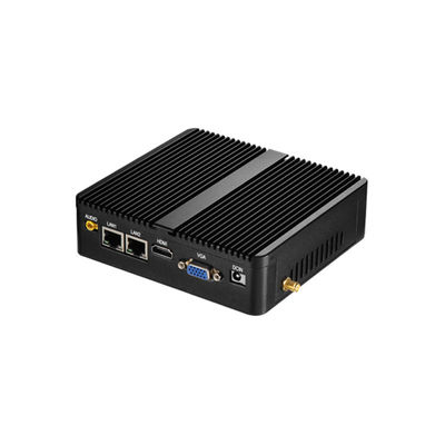 Fanloze industriële mini-pc met Intel Celeron-processors Dual LAN Dual COM