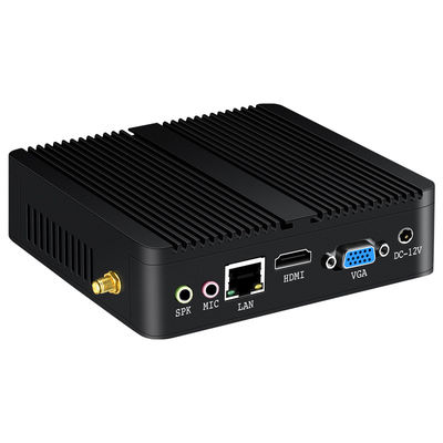 Single Ethernet Fanless Mini PC 6USB Interfaces Protable Computer voor thuis kantoor