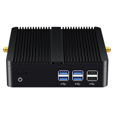 DDR3 RAM Fanless Mini PC Intel Processors Mini Desktop Computer Aluminium Chassis