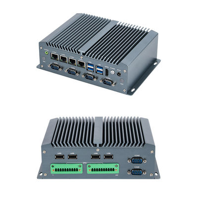 Fanloze industriële pc Intel Core i5 8250U 4 Ethernet GPIO Mini Computer met COM