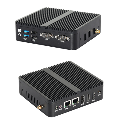 Intel Celeron J6412 Processor met DDR4 16GB RAM en 2 HD Industriële Fanless PC