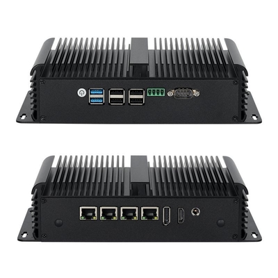 Intel N100 Processor met vier LAN Dual COM en zes USB Industrial Mini PC