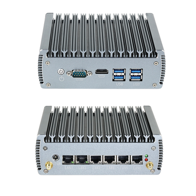 Intel I5 1145G7 Processor met zes LAN één COM en 1 HDMI Industrial Mini PC