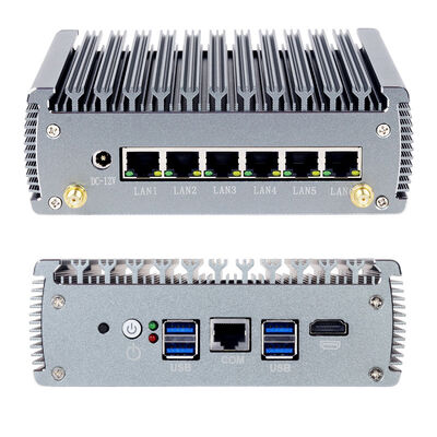 In-tel Core i5 1135G7 Processor 4 Cores 8 Threads Basisfrequentie 2.4GHz 6*In-tel i225 Netwerkkaart Software Router Host Mini PC