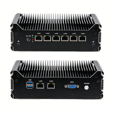 Firewall 8 Intel 1211AT Gigabit Ethermet Ports Soft Router Intel Celeron 3865U Processor DDR4 2 USB 3.0 Mini PC