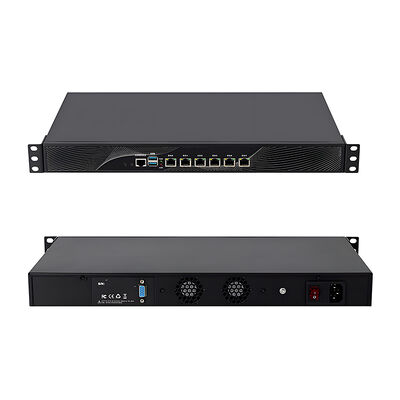 1U Firewall-router met Intel Pentium 4405U-processor 6 Intel I225 2.5G netwerkkaart LAN DDR4 2 USB 3.0 Win7 Win10 minicomputer
