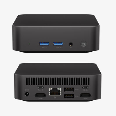 Intel N250 Processor Home Office Mini PC met één LAN-poort